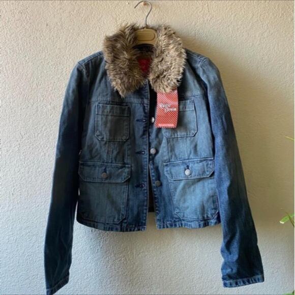 Vintage Rustic Denim Jacket - Picture 2 of 5